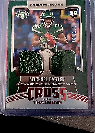2021 Panini Rookies & Stars Cross Training #CT-31 Michael Carter — front