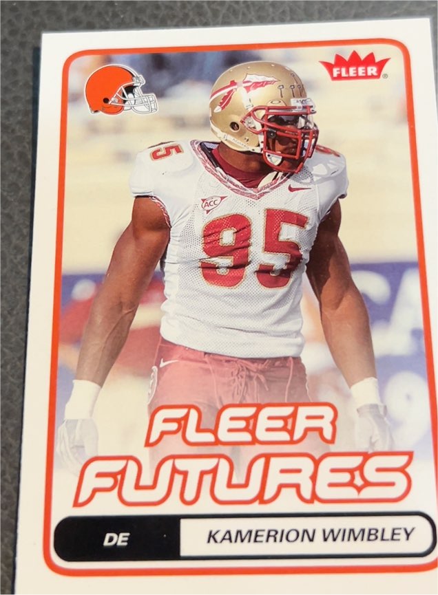 2006 Fleer Futures #156 Kamerion Wimbley — front