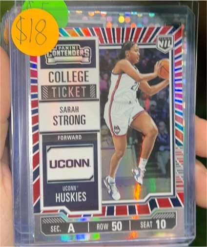 2024-25 Panini UCONN #28 Sarah Strong College Ticket — front