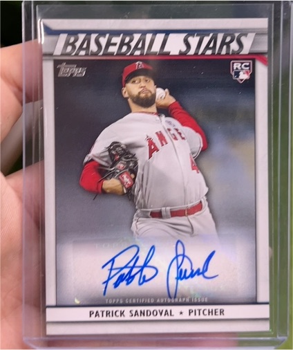 2020 Topps Update Baseball Stars Autograph #BSA-PS Patrick Sandoval — front
