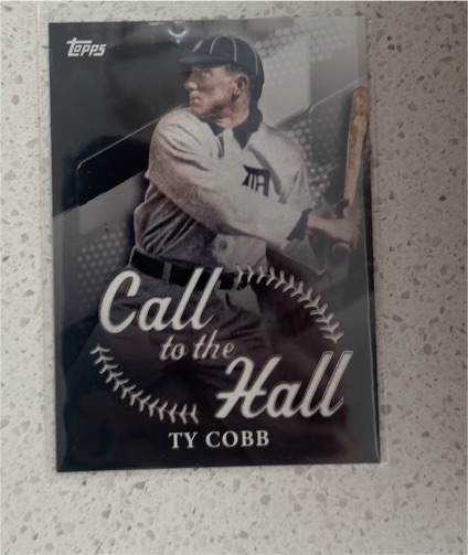 2025 Topps Series 1 #CTH-3 Ty Cobb — front