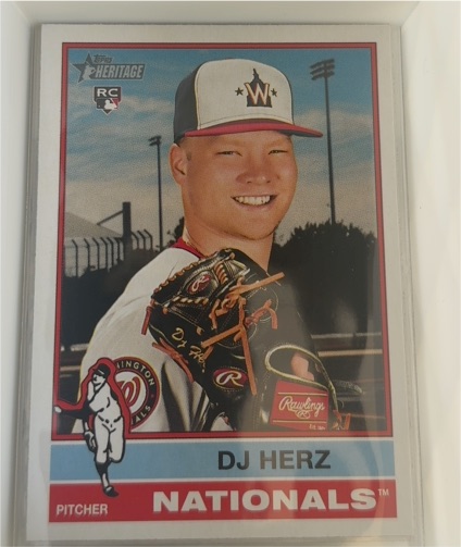 2025 Topps Heritage #289 DJ Herz — front