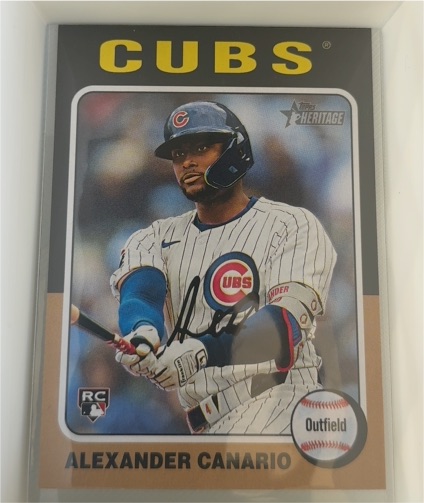 2024 Topps Heritage High Number #676 Alexander Canario — front