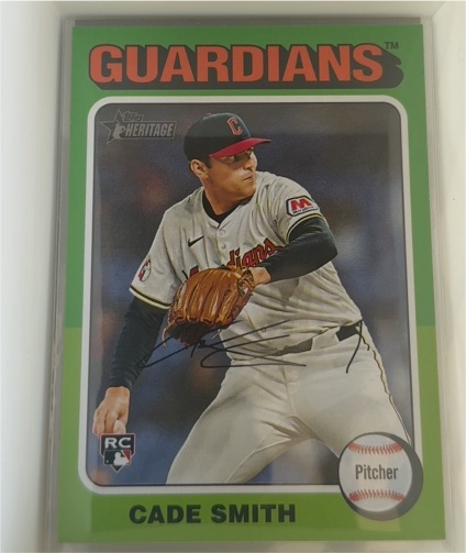 2024 Topps Heritage High Number #611 Cade Smith — front