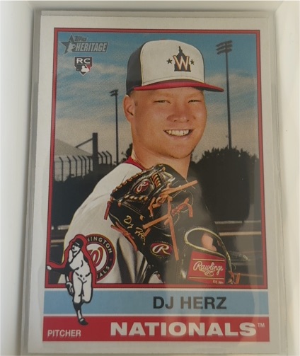 2025 Topps Heritage #289 DJ Herz — front
