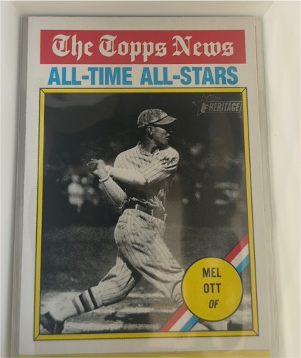 2025 Topps Heritage #348 Mel Ott — front