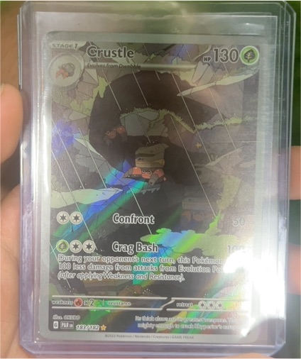 2023 Pokémon SV04: Paradox Rift #183 Crustle Illustration Rare — front