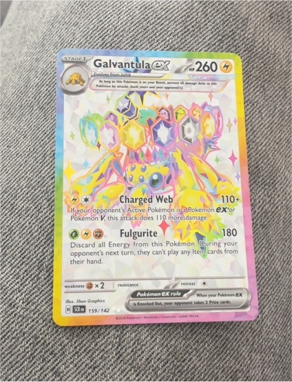 2024 Pokémon TCG #159/142 Galvantula ex — front
