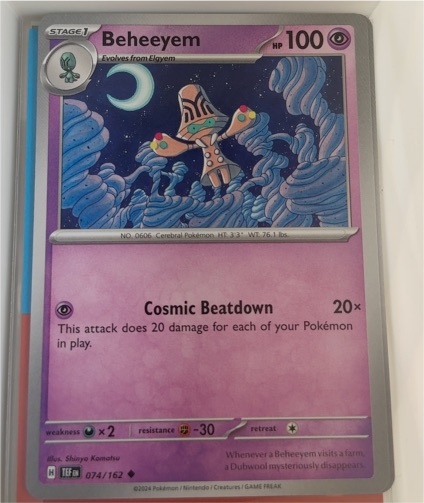 2024 Pokémon #074 Beheeyem — front