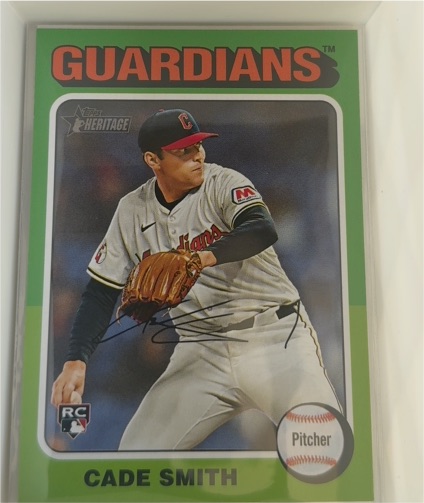 2024 Topps Heritage #611 Cade Smith — front