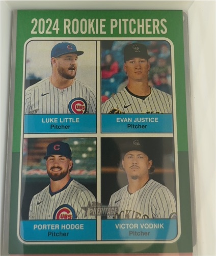 2024 Topps Heritage High Number #620 Rookie Pitchers — front