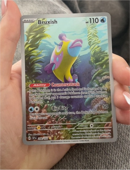2024 Pokémon SV08 Surging Sparks #200/191 Bruxish — front