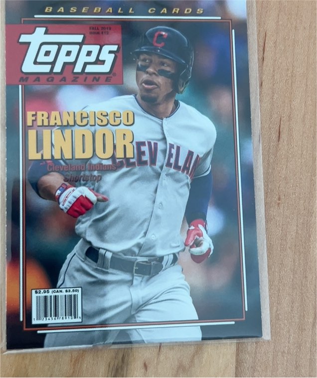 2019 Topps Archives Topps Magazine #TM7 Francisco Lindor — front