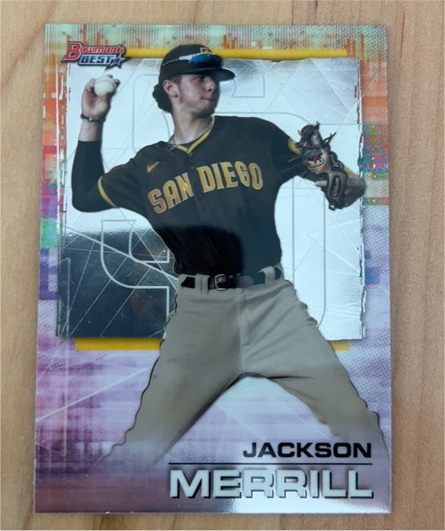 2021 Bowman's Best #66 Jackson Merrill — front