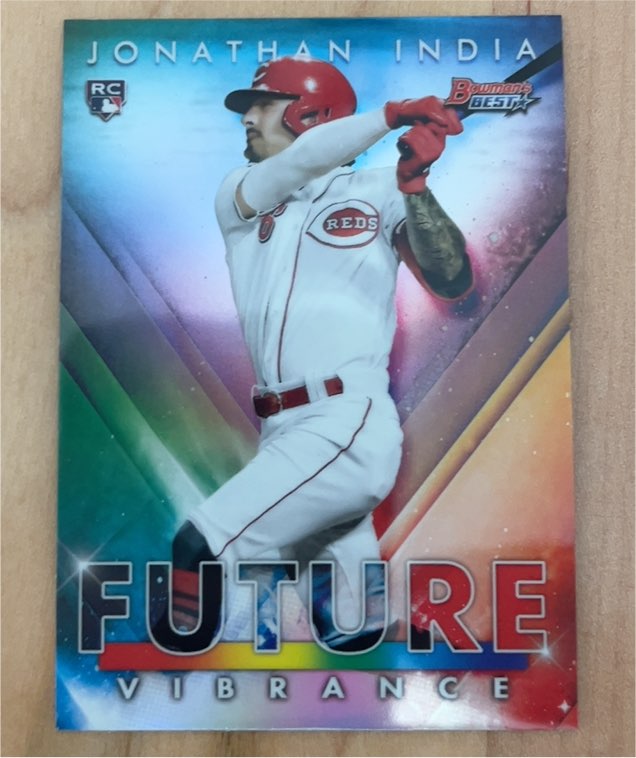 2021 Bowman's Best #BFV-30 Jonathan India Future Vibrance — front