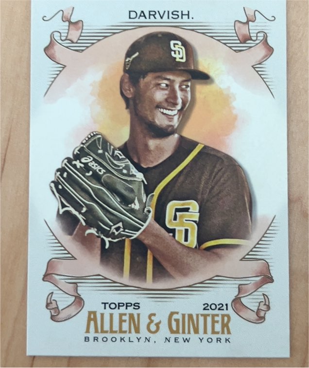 2021 Topps Allen & Ginter #316 Yu Darvish — front