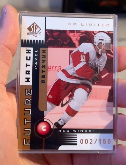 2001-02 SP Authentic #145 Pavel Datsyuk Future Watch — front