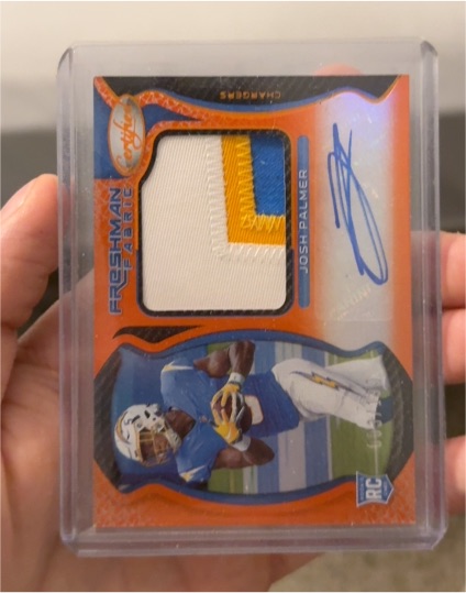 2024 Panini Certified Freshman Fabric #FF-JP Josh Palmer — front