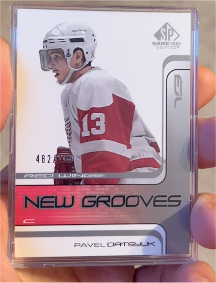 2001-02 SP Game Used #73 Pavel Datsyuk — front
