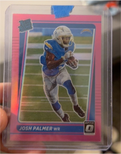 2021 Panini Donruss Optic Rated Rookie Pink Preview #P-277 Josh Palmer — front