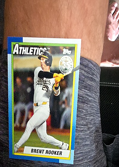 2025 Topps Series 2 #90B2-8 Brent Rooker 1990 Oakland Athletics — front