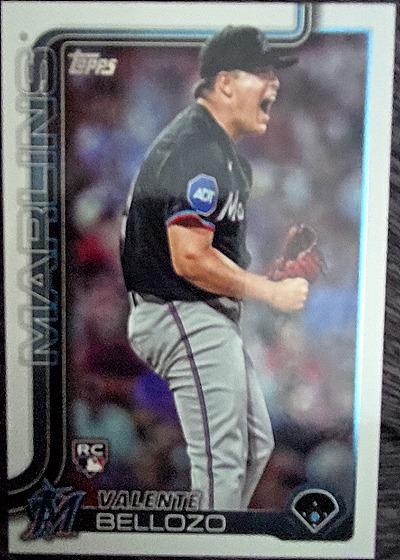 2025 Topps #458 Valente Bellozo — front
