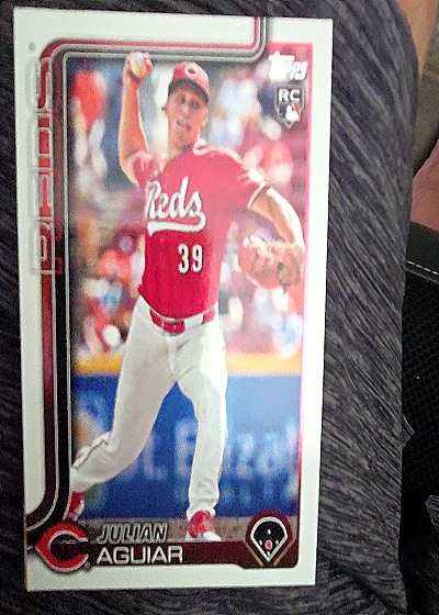 2025 Topps Series 2 #566 Julian Aguiar — front