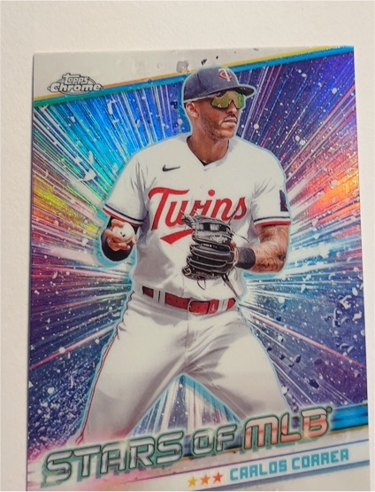 2024 Topps Chrome Stars of MLB #CSMLB-49 Carlos Correa — front