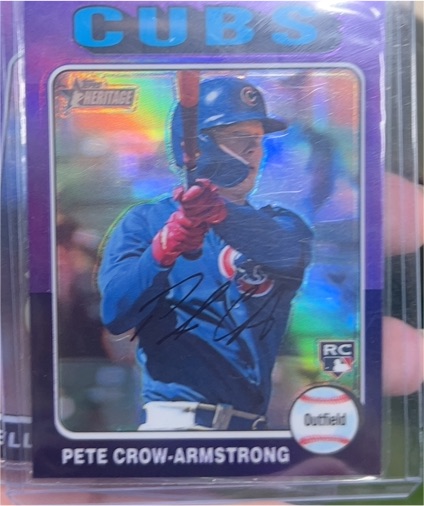 2024 Topps Heritage #177 Pete Crow-Armstrong — front