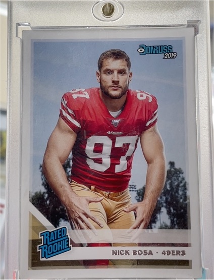 2019 Donruss #318 Nick Bosa Rated Rookie — front