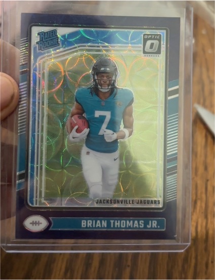 2024 Panini Donruss Optic #214 Brian Thomas Jr. — front