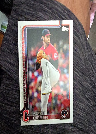 2025 Topps Series 2 Baseball #379 Shane Bieber — front
