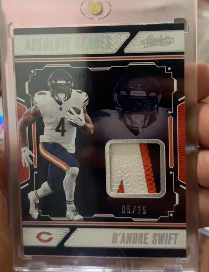 2024 Panini Absolute Heroes #AHM-DSW D'Andre Swift — front