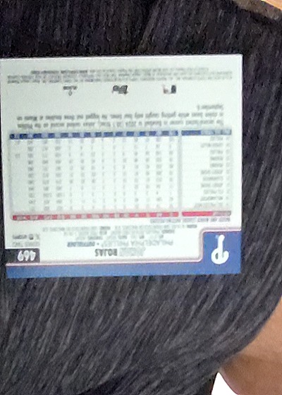 1991 Topps #667 Jemim Rojas — back