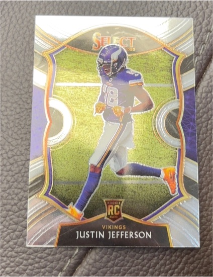 2020 Panini Select #61 Justin Jefferson — front