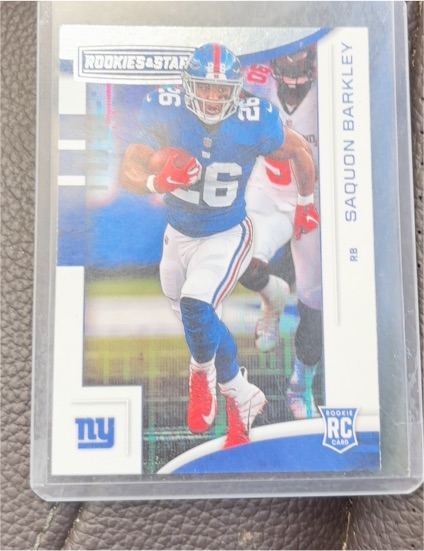 2018 Panini Rookies & Stars #102 Saquon Barkley — front