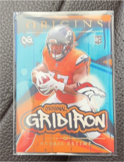 2024 Panini Origins #10 Audric Estime Original Gridiron — front
