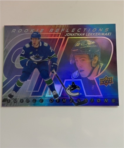 2024-25 Upper Deck Extended Series Rookie Reflections #RR-18 Jonathan Lekkerimaki — front