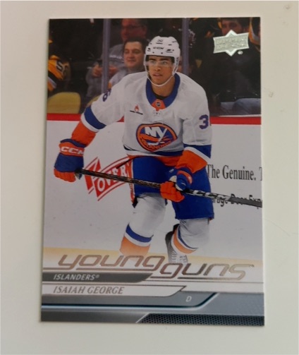 2024-25 Upper Deck Extended Series Young Guns #711 Isaiah George — front