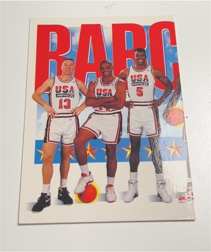 1991 SkyBox #544 Chris Mullin / Charles Barkley / David Robinson USA — front