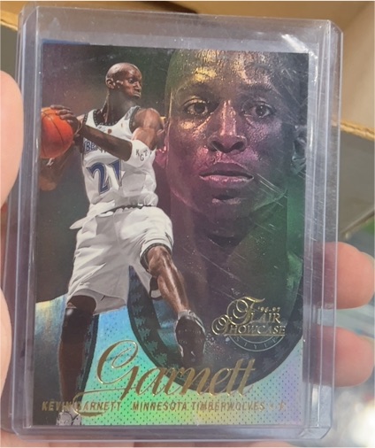 1996-97 Flair Showcase #21 Kevin Garnett — front