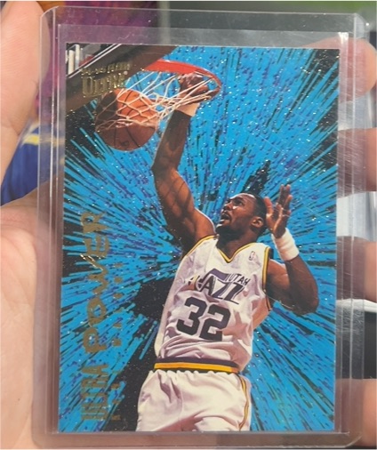 1994-95 Fleer Ultra #5 Karl Malone Ultra Power — front
