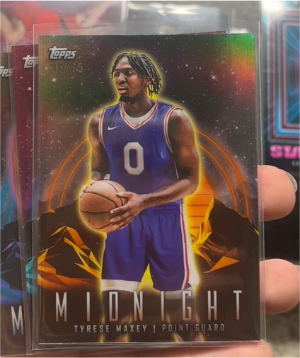 2023-24 Topps Midnight #90/99 Tyrese Maxey — front