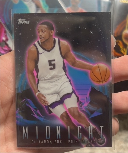 2023-24 Topps Midnight De'Aaron Fox — front