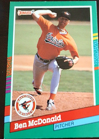 1991 Donruss #485 Ben McDonald — front