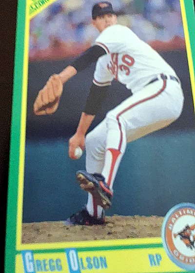 1991 Score #7 Greg Olson — front