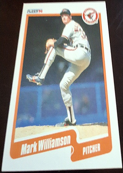 1990 Fleer #194 Mark Williamson — front