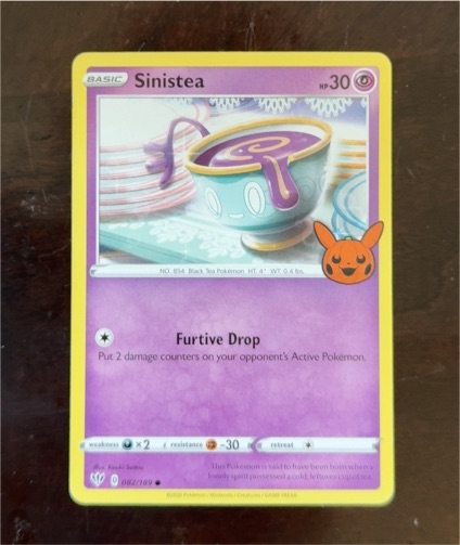 2022 Pokémon TCG Trick or Trade #082 Sinistea — front