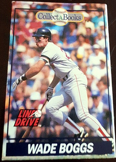 1991 Line Drive Collect-A-Books #16 Wade Boggs — front