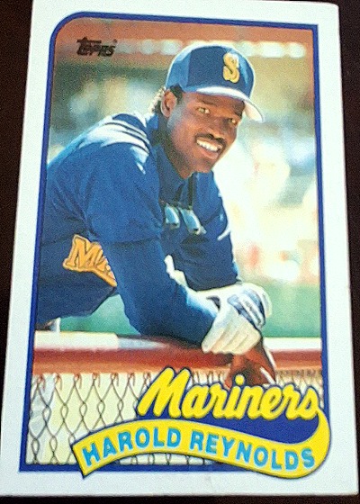 1989 Topps #580 Harold Reynolds — front